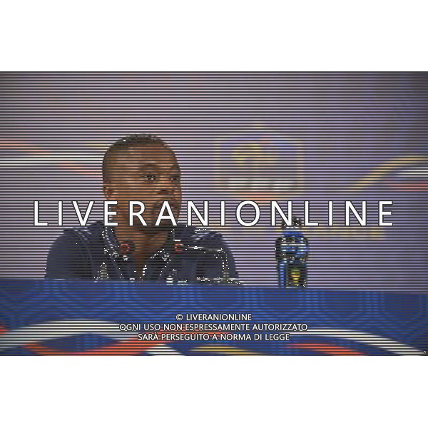 Patrice EVRA - 18.06.2014 - Conference de presse - Equipe de France - Coupe du Monde 2014 Photo : Dave Winter / Icon Sport /Agenzia Aldo Liverani sas - ITALY ONLY - Conferenza stampa della nazionale di calcio della francia - Coppa Mondo Brasile 2014