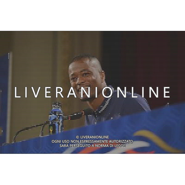 Patrice EVRA - 18.06.2014 - Conference de presse - Equipe de France - Coupe du Monde 2014 Photo : Dave Winter / Icon Sport /Agenzia Aldo Liverani sas - ITALY ONLY - Conferenza stampa della nazionale di calcio della francia - Coppa Mondo Brasile 2014