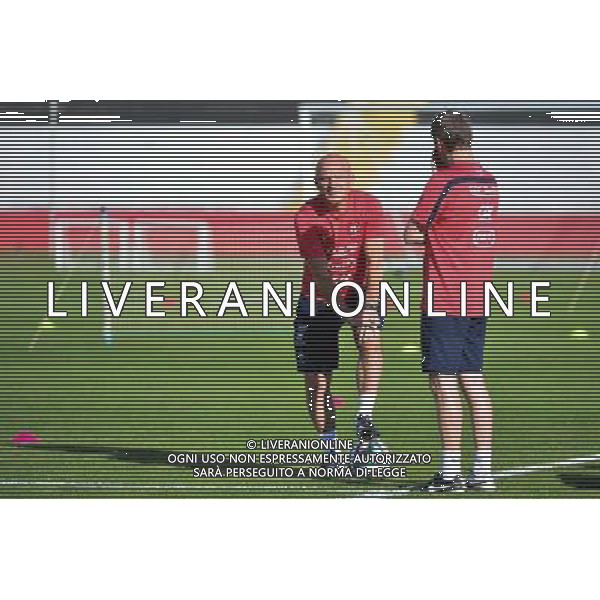 Guy STEPHAN / Eric BEDOUET - 17.06.2014 - Entrainement Equipe de France -Riberao Preto Photo : Dave Winter / Icon Sport /Agenzia Aldo Liverani sas - ITALY ONLY - Allenamento della nazionale della Francia Coppa del mondo Brasile 2014