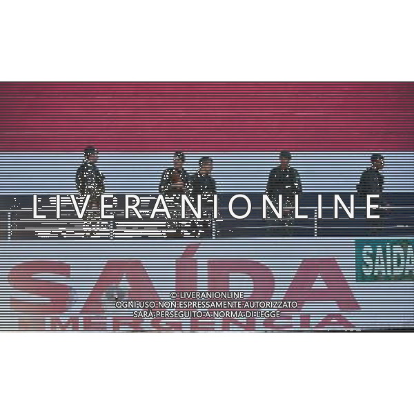 Securitie au stade - 17.06.2014 - Entrainement Equipe de France -Riberao Preto Photo : Dave Winter / Icon Sport /Agenzia Aldo Liverani sas - ITALY ONLY - Allenamento della nazionale della Francia Coppa del mondo Brasile 2014