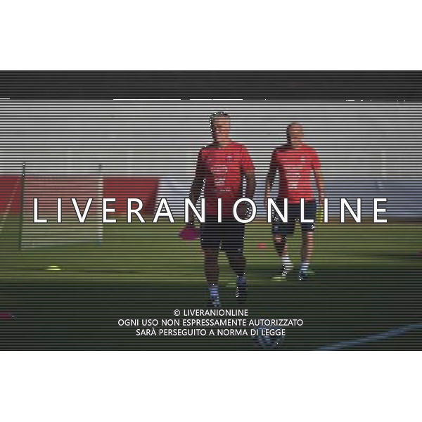 Didier DESCHAMPS / Guy STEPHAN - 17.06.2014 - Entrainement Equipe de France -Riberao Preto Photo : Dave Winter / Icon Sport /Agenzia Aldo Liverani sas - ITALY ONLY - Allenamento della nazionale della Francia Coppa del mondo Brasile 2014