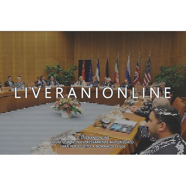 (140617) -- VIENNA, June 17, 2014 () -- Representatives attend the meeting of nuclear talks in Vienna, Austria, June 17, 2014. Iran and six major states on Monday resumed a new round of nuclear talks in Vienna, trying to work on the drafting of the final agreement. (/Qian Yi) (zhf) ©PHOTOSHOT/Agenzia Aldo Liverani sas - ITALY ONLY - EDITORIAL USE ONLY - Rappresentanti dell\'Iran e dei sei stati maggiori partecipare alla riunione di colloqui sul nucleare a Vienna, Austria, 17 giugno