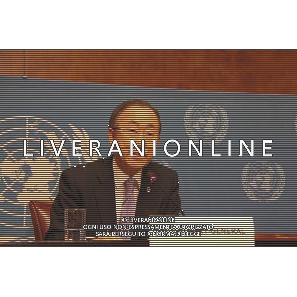 (140617) -- GENEVA, June 17, 2014 () -- UN Secretary-General Ban Ki-moon speaks at a press conference at Palais des Nations, in Geneva, Switzerland, June 17, 2014. United Nations will strive to name a new Syria mediator as soon as possible following the resignation of UN-Arab League Special Envoy to Syria Lakhdar Brahimi last month. (/Zhang Miao) ©PHOTOSHOT/Agenzia Aldo Liverani sas - ITALY ONLY - EDITORIAL USE ONLY - Il Segretario generale delle Nazioni Unite Ban Ki-moon parla in una conferenza stampa al Palais des Nations a Ginevra, Svizzera, 17 giugno 2014