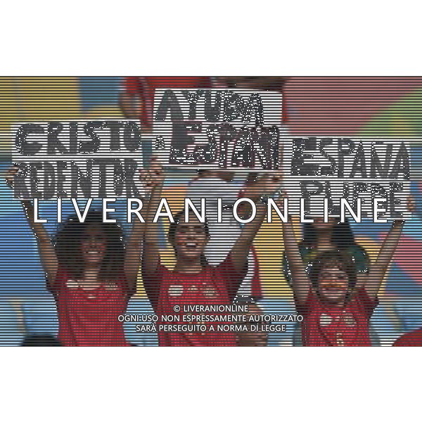 FIFA World Cup Brasile 2014 Gruppo B Rio de Janeiro - 18.06.2014 Spagna-Cile Nella Foto:tifosi /Ph.Vitez-Ag. Aldo Liverani