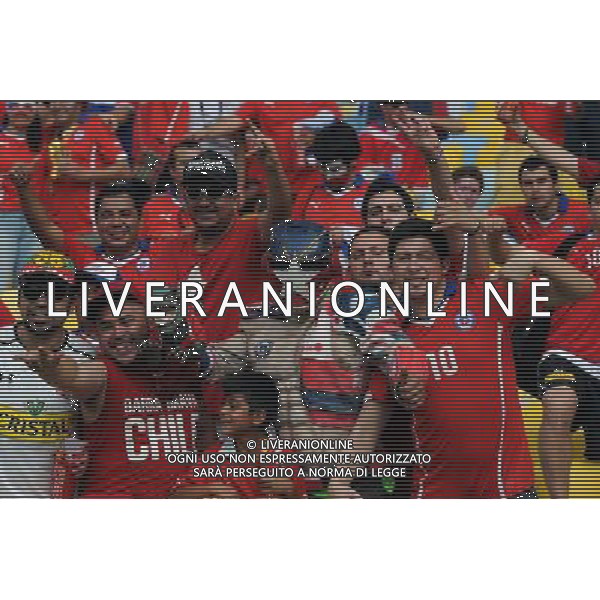 FIFA World Cup Brasile 2014 Gruppo B Rio de Janeiro - 18.06.2014 Spagna-Cile Nella Foto:tifosi /Ph.Vitez-Ag. Aldo Liverani