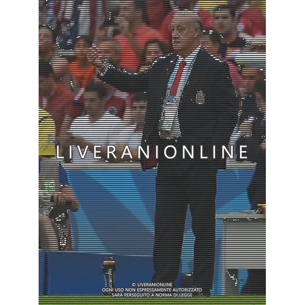 FIFA World Cup Brasile 2014 Gruppo B Rio de Janeiro - 18.06.2014 Spagna-Cile Nella Foto:del bosque /Ph.Vitez-Ag. Aldo Liverani