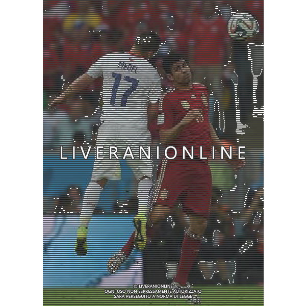 FIFA World Cup Brasile 2014 Gruppo B Rio de Janeiro - 18.06.2014 Spagna-Cile Nella Foto:diego costa medel /Ph.Vitez-Ag. Aldo Liverani