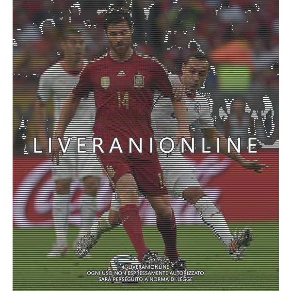 FIFA World Cup Brasile 2014 Gruppo B Rio de Janeiro - 18.06.2014 Spagna-Cile Nella Foto:xabi alonso-diaz /Ph.Vitez-Ag. Aldo Liverani