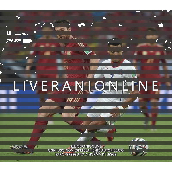 FIFA World Cup Brasile 2014 Gruppo B Rio de Janeiro - 18.06.2014 Spagna-Cile Nella Foto:sanchez xabi alonso /Ph.Vitez-Ag. Aldo Liverani