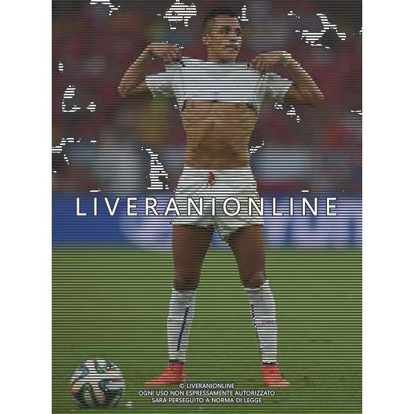 FIFA World Cup Brasile 2014 Gruppo B Rio de Janeiro - 18.06.2014 Spagna-Cile Nella Foto:sanchez /Ph.Vitez-Ag. Aldo Liverani