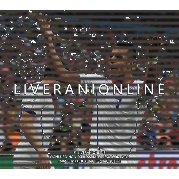 FIFA World Cup Brasile 2014 Gruppo B Rio de Janeiro - 18.06.2014 Spagna-Cile Nella Foto:sanchez esulta /Ph.Vitez-Ag. Aldo Liverani