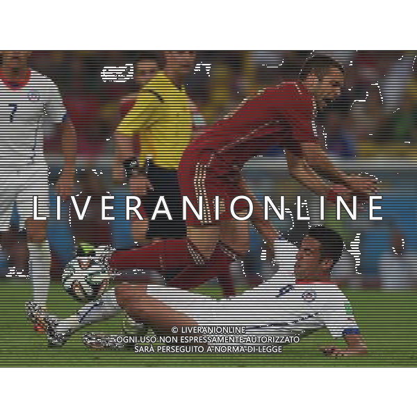 FIFA World Cup Brasile 2014 Gruppo B Rio de Janeiro - 18.06.2014 Spagna-Cile Nella Foto:isla azipicuelta /Ph.Vitez-Ag. Aldo Liverani