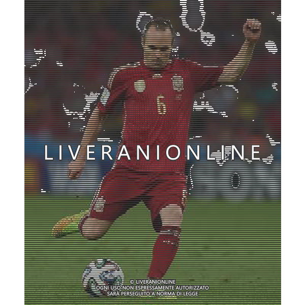 FIFA World Cup Brasile 2014 Gruppo B Rio de Janeiro - 18.06.2014 Spagna-Cile Nella Foto:iniesta /Ph.Vitez-Ag. Aldo Liverani