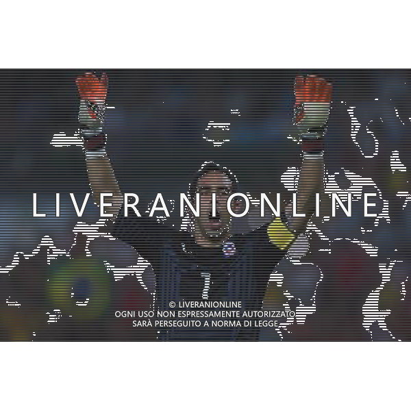 FIFA World Cup Brasile 2014 Gruppo B Rio de Janeiro - 18.06.2014 Spagna-Cile Nella Foto:bravo esulta /Ph.Vitez-Ag. Aldo Liverani