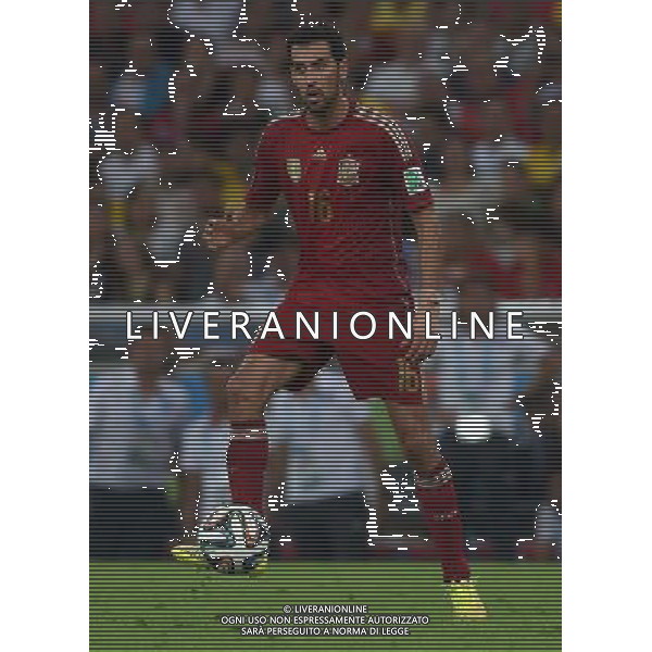 FIFA World Cup Brasile 2014 Gruppo B Rio de Janeiro - 18.06.2014 Spagna-Cile Nella Foto:Busquets Sergio /Ph.Vitez-Ag. Aldo Liverani