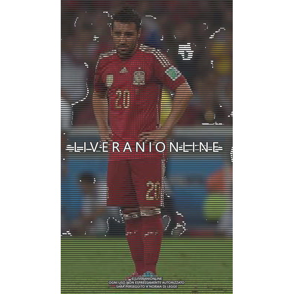 FIFA World Cup Brasile 2014 Gruppo B Rio de Janeiro - 18.06.2014 Spagna-Cile Nella Foto:Cazorla Santi /Ph.Vitez-Ag. Aldo Liverani