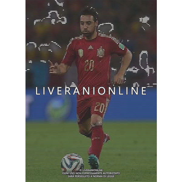 FIFA World Cup Brasile 2014 Gruppo B Rio de Janeiro - 18.06.2014 Spagna-Cile Nella Foto:Cazorla Santi /Ph.Vitez-Ag. Aldo Liverani