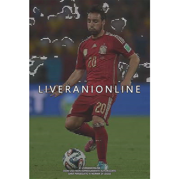 FIFA World Cup Brasile 2014 Gruppo B Rio de Janeiro - 18.06.2014 Spagna-Cile Nella Foto:Cazorla Santi /Ph.Vitez-Ag. Aldo Liverani