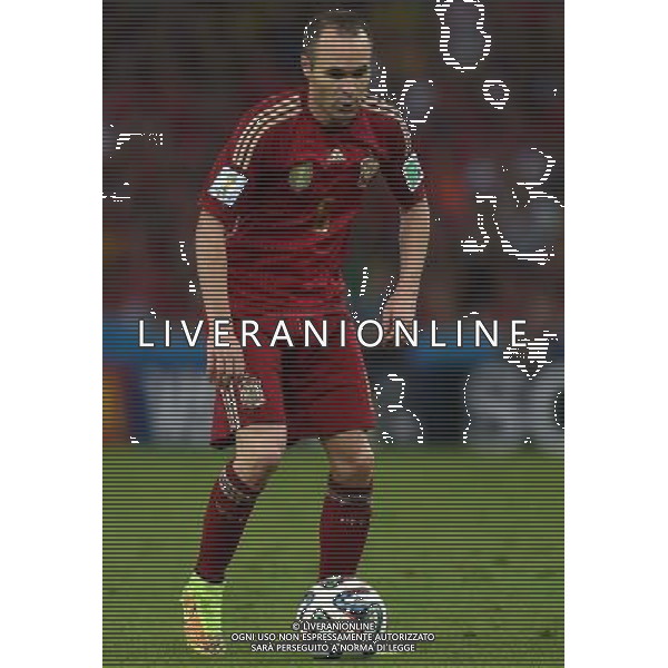 FIFA World Cup Brasile 2014 Gruppo B Rio de Janeiro - 18.06.2014 Spagna-Cile Nella Foto:Iniesta Andres /Ph.Vitez-Ag. Aldo Liverani