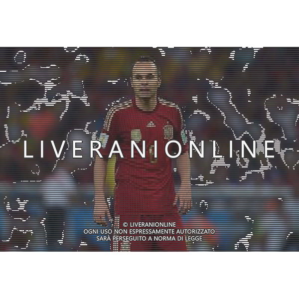 FIFA World Cup Brasile 2014 Gruppo B Rio de Janeiro - 18.06.2014 Spagna-Cile Nella Foto:Iniesta Andres /Ph.Vitez-Ag. Aldo Liverani