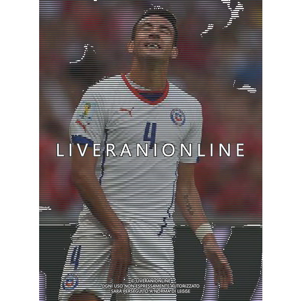 FIFA World Cup Brasile 2014 Gruppo B Rio de Janeiro - 18.06.2014 Spagna-Cile Nella Foto:Isla Mauricio /Ph.Vitez-Ag. Aldo Liverani