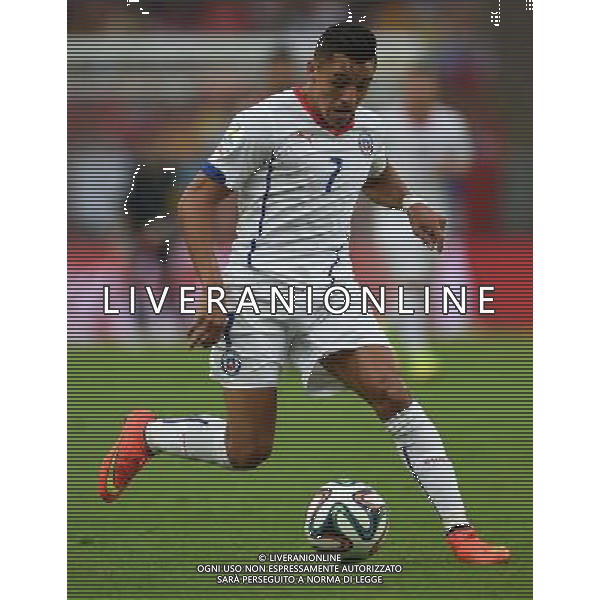 FIFA World Cup Brasile 2014 Gruppo B Rio de Janeiro - 18.06.2014 Spagna-Cile Nella Foto:Sanchez Alexis /Ph.Vitez-Ag. Aldo Liverani