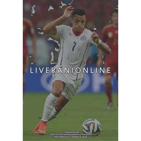 FIFA World Cup Brasile 2014 Gruppo B Rio de Janeiro - 18.06.2014 Spagna-Cile Nella Foto:Sanchez Alexis /Ph.Vitez-Ag. Aldo Liverani