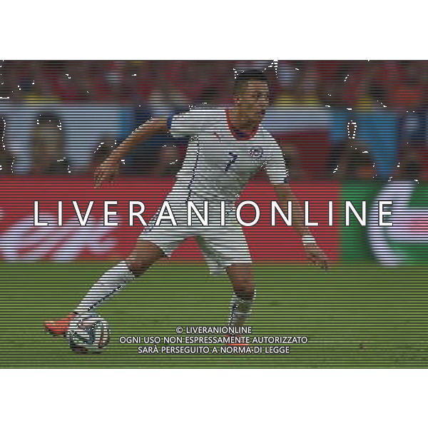 FIFA World Cup Brasile 2014 Gruppo B Rio de Janeiro - 18.06.2014 Spagna-Cile Nella Foto:Sanchez Alexis /Ph.Vitez-Ag. Aldo Liverani