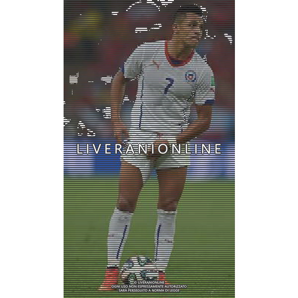 FIFA World Cup Brasile 2014 Gruppo B Rio de Janeiro - 18.06.2014 Spagna-Cile Nella Foto:Sanchez Alexis /Ph.Vitez-Ag. Aldo Liverani