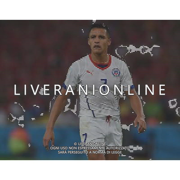 FIFA World Cup Brasile 2014 Gruppo B Rio de Janeiro - 18.06.2014 Spagna-Cile Nella Foto:Sanchez Alexis /Ph.Vitez-Ag. Aldo Liverani