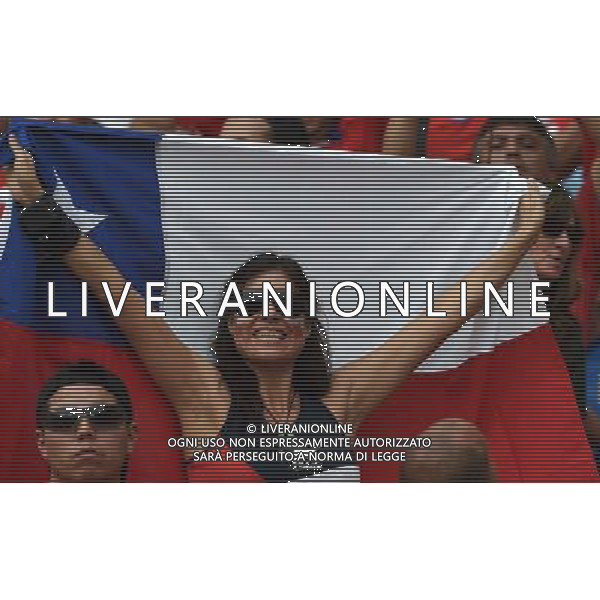 FIFA World Cup Brasile 2014 Gruppo B Rio de Janeiro - 18.06.2014 Spagna-Cile Nella Foto:Tifosi Cile /Ph.Vitez-Ag. Aldo Liverani