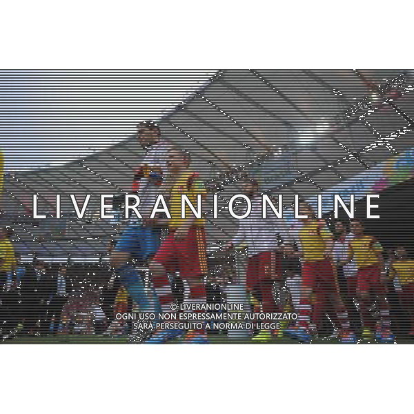 (140618) -- RIO DE JANEIRO, June 18, 2014 () -- Spain\'s players walk into the stadium before a Group B match between Spain and Chile of 2014 FIFA World Cup at the Estadio do Maracana Stadium in Rio de Janeiro, Brazil, June 18, 2014. Chile won 2-0 over Spain on Wednesday.(/Wang Yuguo)(pcy) ©PHOTOSHOT/Agenzia Aldo Liverani sas - ITALY ONLY - EDITORIAL USE ONLY - Spagna Vs Cile partita del Gruppo B Coppa del Mondo 2014 FIFA a Estadio do Stadio Maracana\' di Rio de Janeiro, in Brasile, 18 Giugno 2014 il Cile ha vinto per 2-0 contro la Spagna