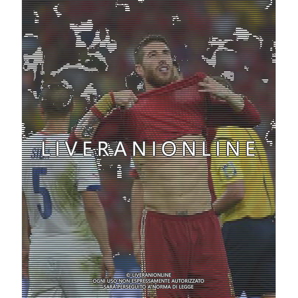 (140618) -- RIO DE JANEIRO, June 18, 2014 () -- Spain\'s Sergio Ramos reacts at the end of a Group B match between Spain and Chile of 2014 FIFA World Cup at the Estadio do Maracana Stadium in Rio de Janeiro, Brazil, June 18, 2014. Chile won 2-0 over Spain on Wednesday.(/Wang Yuguo)(pcy) ©PHOTOSHOT/Agenzia Aldo Liverani sas - ITALY ONLY - EDITORIAL USE ONLY - Spagna Vs Cile partita del Gruppo B Coppa del Mondo 2014 FIFA a Estadio do Stadio Maracana\' di Rio de Janeiro, in Brasile, 18 Giugno 2014 il Cile ha vinto per 2-0 contro la Spagna