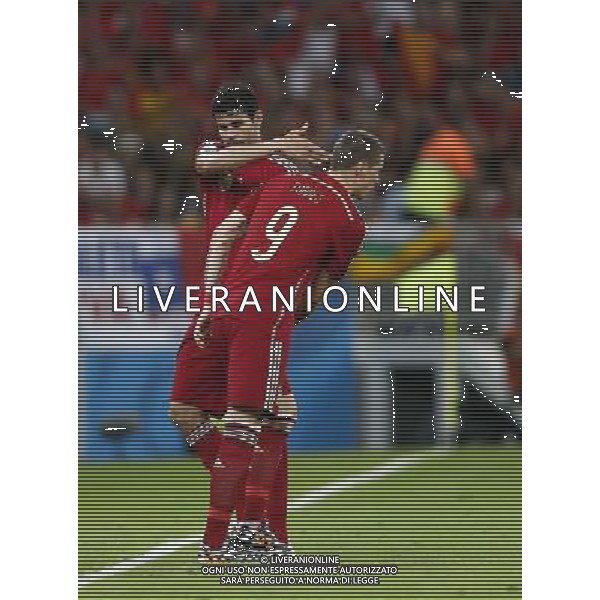 (140618) -- RIO DE JANEIRO, June 18, 2014 () -- Spain\'s Fernando Torres (R) replaces Diego Costa during a Group B match between Spain and Chile of 2014 FIFA World Cup at the Estadio do Maracana Stadium in Rio de Janeiro, Brazil, June 18, 2014. Chile won 2-0 over Spain on Wednesday.(/Wang Lili)(pcy) ©PHOTOSHOT/Agenzia Aldo Liverani sas - ITALY ONLY - EDITORIAL USE ONLY - Spagna Vs Cile partita del Gruppo B Coppa del Mondo 2014 FIFA a Estadio do Stadio Maracana\' di Rio de Janeiro, in Brasile, 18 Giugno 2014 il Cile ha vinto per 2-0 contro la Spagna