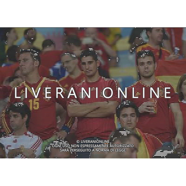 (140618) -- RIO DE JANEIRO, June 18, 2014 () -- Spain\'s fans react after a Group B match between Spain and Chile of 2014 FIFA World Cup at the Estadio do Maracana Stadium in Rio de Janeiro, Brazil, June 18, 2014. Chile won 2-0 over Spain on Wednesday.(/Wang Yuguo)(pcy) ©PHOTOSHOT/Agenzia Aldo Liverani sas - ITALY ONLY - EDITORIAL USE ONLY - Spagna Vs Cile partita del Gruppo B Coppa del Mondo 2014 FIFA a Estadio do Stadio Maracana\' di Rio de Janeiro, in Brasile, 18 Giugno 2014 il Cile ha vinto per 2-0 contro la Spagna