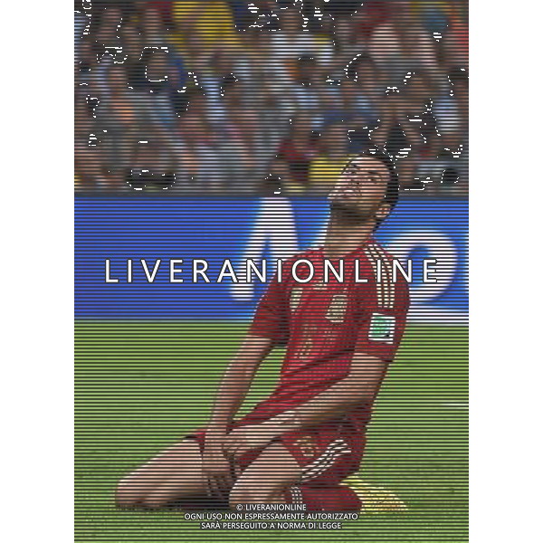 (140618) -- RIO DE JANEIRO, June 18, 2014 () -- Spain\'s Sergio Busquets reacts during Group B match between Spain and Chile of 2014 FIFA World Cup at the Estadio do Maracana Stadium in Rio de Janeiro, Brazil, June 18, 2014. Chile won 2-0 over Spain on Wednesday.(/Wang Yuguo)(pcy) ©PHOTOSHOT/Agenzia Aldo Liverani sas - ITALY ONLY - EDITORIAL USE ONLY - Spagna Vs Cile partita del Gruppo B Coppa del Mondo 2014 FIFA a Estadio do Stadio Maracana\' di Rio de Janeiro, in Brasile, 18 Giugno 2014 il Cile ha vinto per 2-0 contro la Spagna