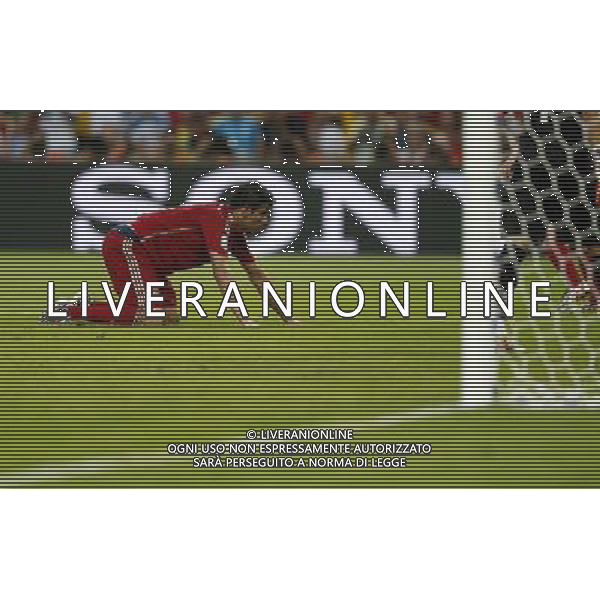 (140618) -- RIO DE JANEIRO, June 18, 2014 () -- Spain\'s Diego Costa reacts during a Group B match between Spain and Chile of 2014 FIFA World Cup at the Estadio do Maracana Stadium in Rio de Janeiro, Brazil, June 18, 2014.(/Wang Lili)(rh) ©PHOTOSHOT/Agenzia Aldo Liverani sas - ITALY ONLY - EDITORIAL USE ONLY - Spagna Vs Cile partita del Gruppo B Coppa del Mondo 2014 FIFA a Estadio do Stadio Maracana\' di Rio de Janeiro, in Brasile, 18 Giugno 2014 il Cile ha vinto per 2-0 contro la Spagna