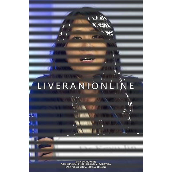 Dr Keyu Jin, Associate Professor of Economics, London Schoolof Economics speaks during the Margaret Thatcher Conference on Liberty in The Guildhall on the 18th of June 2014 in London, England. ©PHOTOSHOT/Agenzia Aldo Liverani sas - ITALY ONLY - EDITORIAL USE ONLY