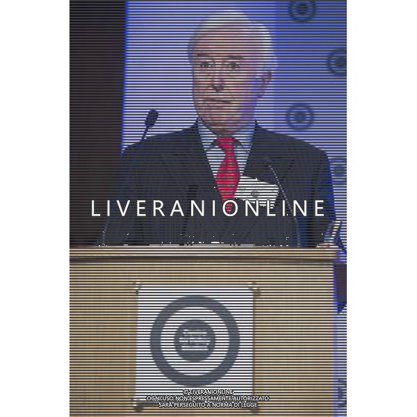 John O\'Sullivan, National review \' former senior adviser to Margaret Thatcher speaks during the Margaret Thatcher Conference on Liberty in The Guildhall on the 18th of June 2014 in London, England. ©PHOTOSHOT/Agenzia Aldo Liverani sas - ITALY ONLY - EDITORIAL USE ONLY