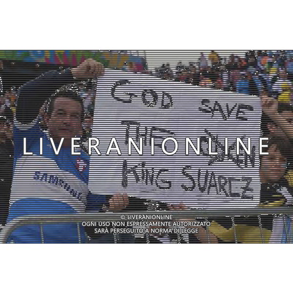 FIFA World Cup Brasile 2014 Gruppo D San Paolo - 19.06.2014 Uruguay-Inghilterra Nella Foto:tifosi suarez /Ph.Vitez-Ag. Aldo Liverani