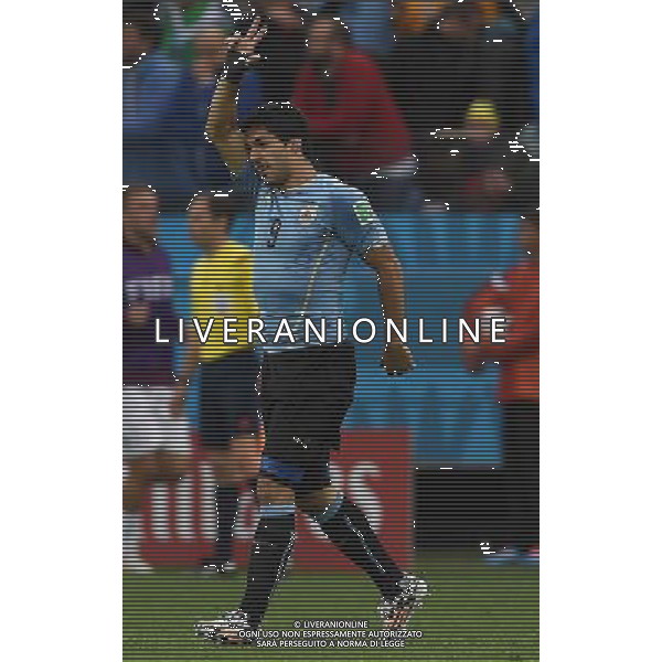 FIFA World Cup Brasile 2014 Gruppo D San Paolo - 19.06.2014 Uruguay-Inghilterra Nella Foto:suarez esulta /Ph.Vitez-Ag. Aldo Liverani
