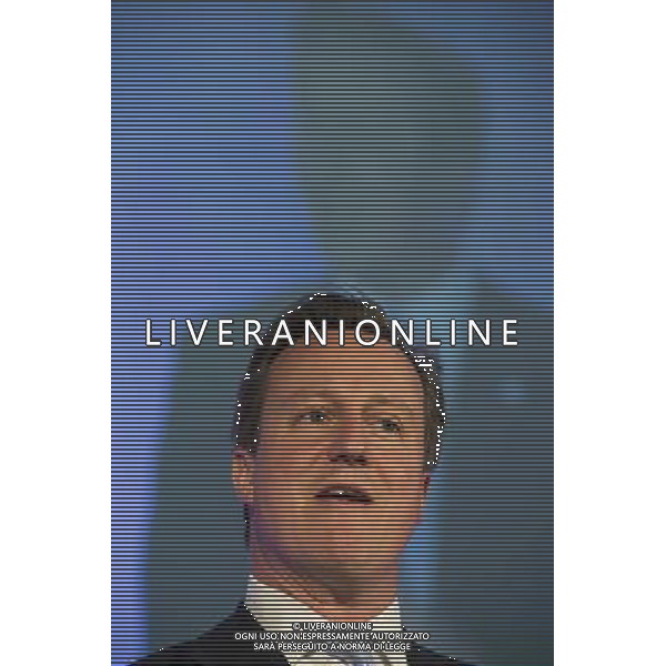 British Prime Minister David Cameron speaks at the Global action against dementia conference at the Guildhall on the 19th of June 2014 in London, England. AG ALDO LIVERANI SAS ONLY ITALY