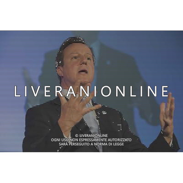 British Prime Minister David Cameron speaks at the Global action against dementia conference at the Guildhall on the 19th of June 2014 in London, England. AG ALDO LIVERANI SAS ONLY ITALY