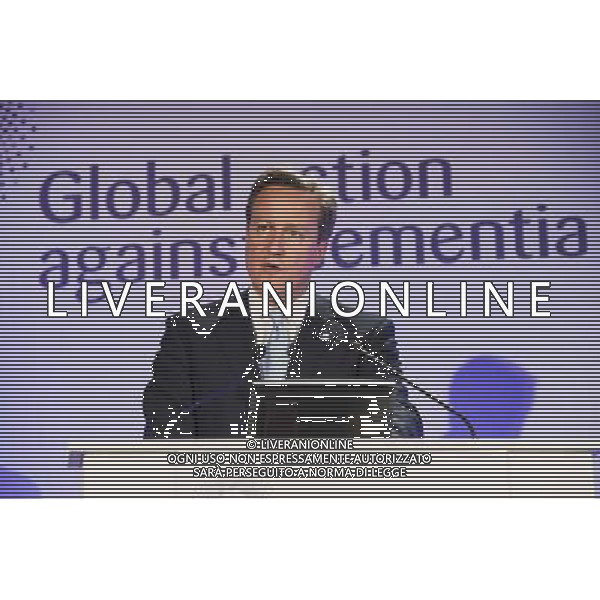 British Prime Minister David Cameron speaks at the Global action against dementia conference at the Guildhall on the 19th of June 2014 in London, England. AG ALDO LIVERANI SAS ONLY ITALY