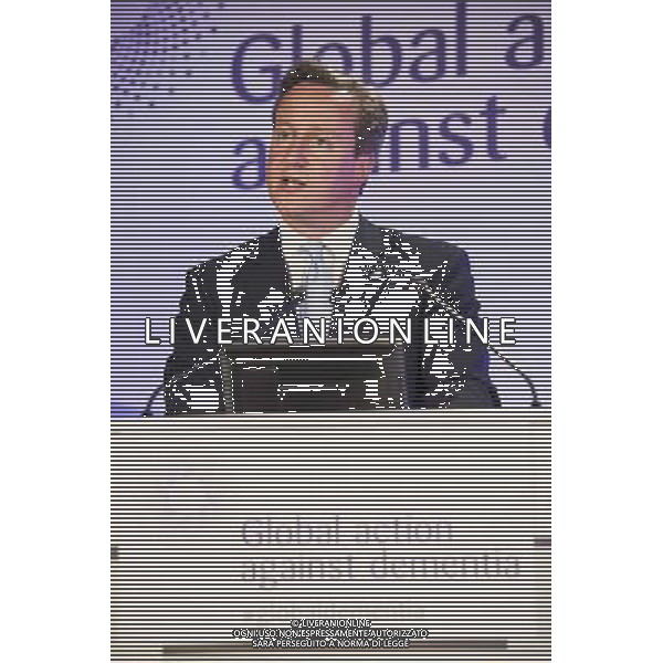 British Prime Minister David Cameron speaks at the Global action against dementia conference at the Guildhall on the 19th of June 2014 in London, England. AG ALDO LIVERANI SAS ONLY ITALY