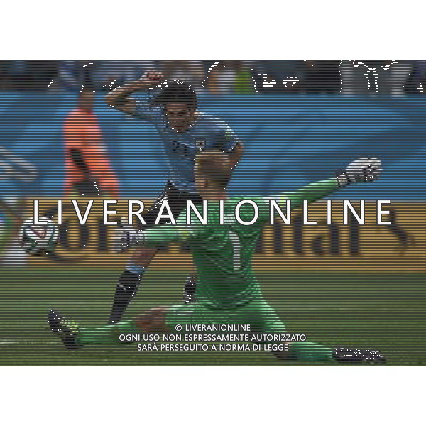 FIFA World Cup Brasile 2014 Gruppo D San Paolo - 19.06.2014 Uruguay-Inghilterra Nella Foto:gol mancato da cavani /Ph.Vitez-Ag. Aldo Liverani