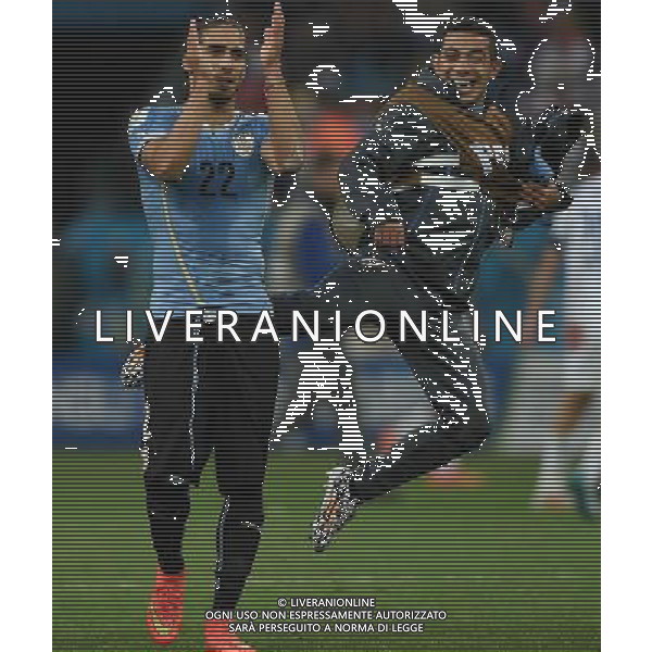 FIFA World Cup Brasile 2014 Gruppo D San Paolo - 19.06.2014 Uruguay-Inghilterra Nella Foto:gargano e caceres esultano /Ph.Vitez-Ag. Aldo Liverani