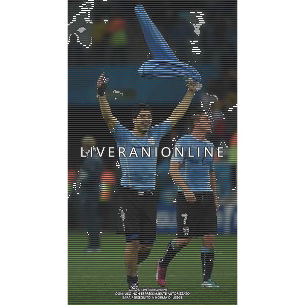 FIFA World Cup Brasile 2014 Gruppo D San Paolo - 19.06.2014 Uruguay-Inghilterra Nella Foto:suarez esulta /Ph.Vitez-Ag. Aldo Liverani