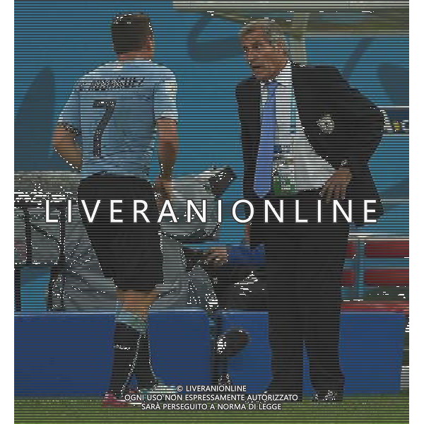 FIFA World Cup Brasile 2014 Gruppo D San Paolo - 19.06.2014 Uruguay-Inghilterra Nella Foto:Tabarez Oscar /Ph.Vitez-Ag. Aldo Liverani