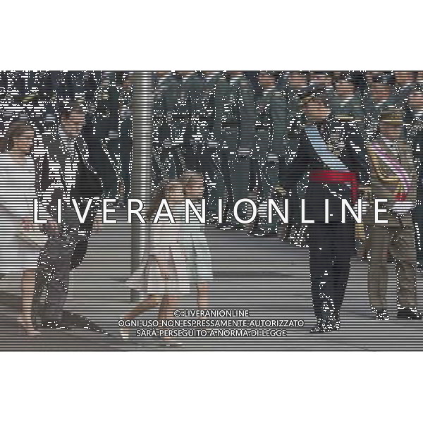 19.06.2014, Madrid, ESP, Abdankung KË†nig Juan Carlos, KrË†nungszeremonie, im Bild King Felipe VI of Spain and Queen Letizia of Spain arrive at Congreso de los Diputados with their children Princess Sofia and infant Elena // during the celebration of the coronation ceremony. Kin Juan I of Spain abdicated on his son Felipe at the beginning of June. Madrid, Spain on 2014/06/19. EXPA Pictures Â© 2014, PhotoCredit: EXPA/ Alterphotos/ Victor Blanco *****ATTENTION - OUT of ESP, SUI***** Â©photoshot/Agenzia Aldo Liverani sas - ITALY ONLY - EDITORIAL USE ONLY
